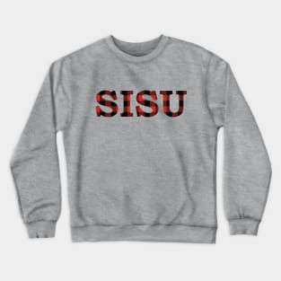 Upper Peninsula SISU Pride Flannel Design Crewneck Sweatshirt